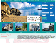 Tablet Screenshot of homefromhomewales.co.uk